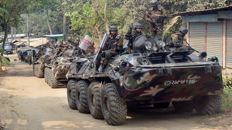 যৌথবাহিনীর অভিযান শেষে জঙ্গল সলিমপুরে শান্তি ফিরেছ...
